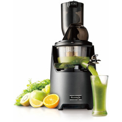 Kuvings EVO820 Entsafter Anthrazitgrau – Vertikaler Slow Juicer, großer Einfüllschacht, langsames Pressen
